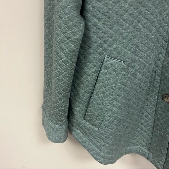 J Jill knit quilted lightweight jacket .  Size Sm - Picture 3 of 7